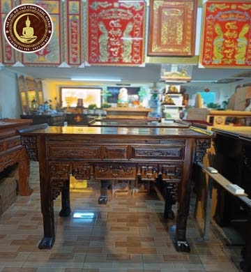 bàn thờ muồng 1 cấp 1m34