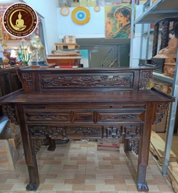 bàn thờ muồng 2 cấp 1m34