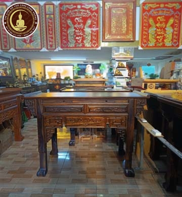 bàn thờ muồng 1 cấp -1m27