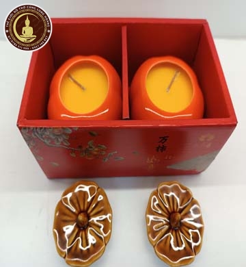 Đèn Cầy Trái Hồng