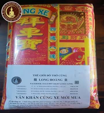 Bộ Cúng Xe Hàng Tháng